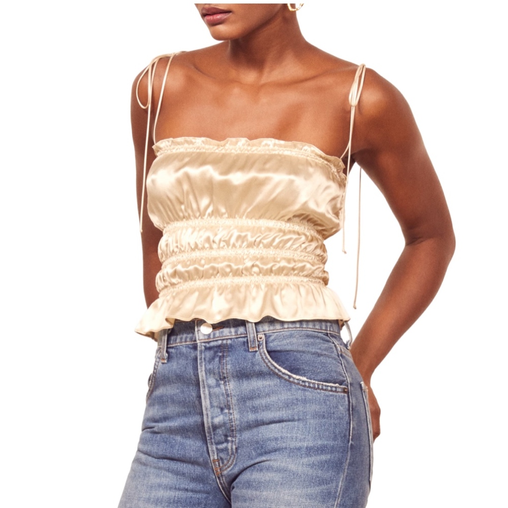 Viviana Silk Camisole REFORMATION  S=2-4